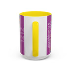  Back of 1212 angel number affirmation mug showing handle