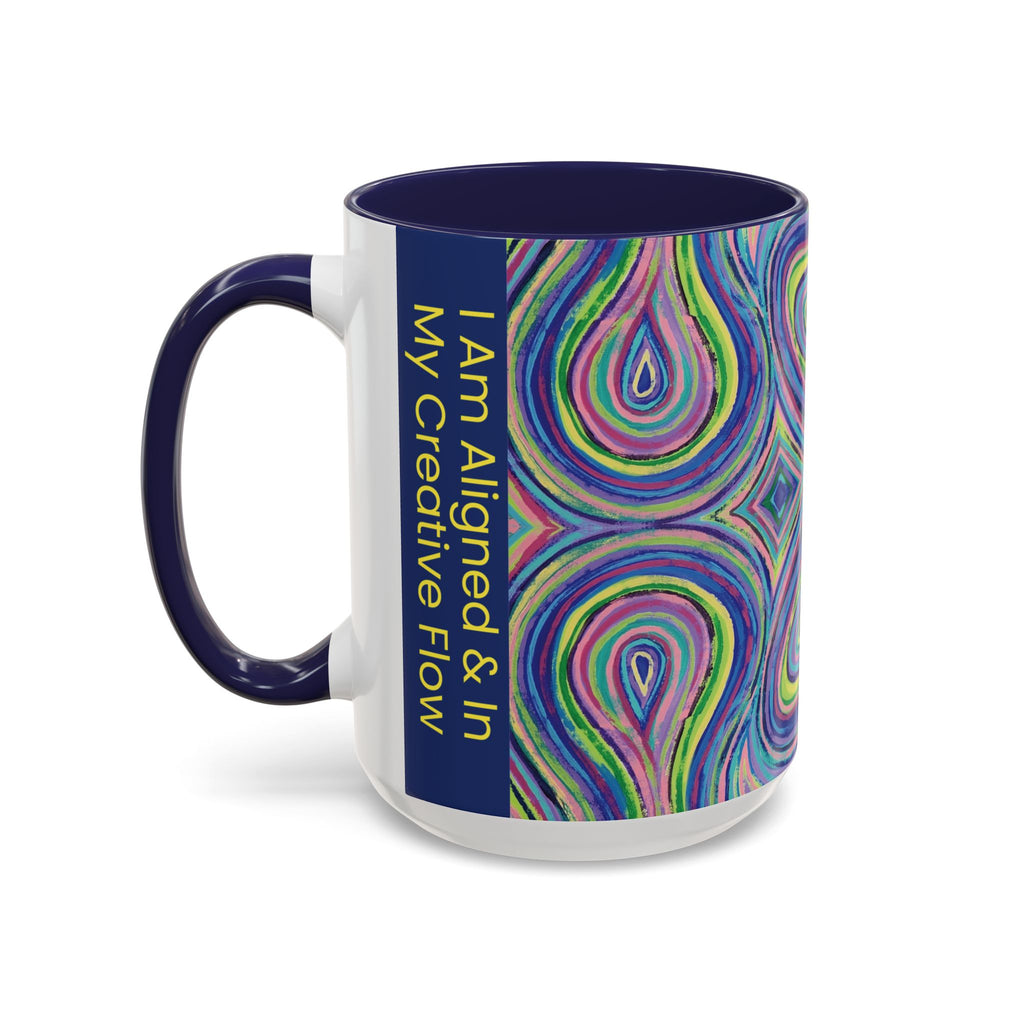  333 angel number mug affirmation: I am aligned and in my creative flow