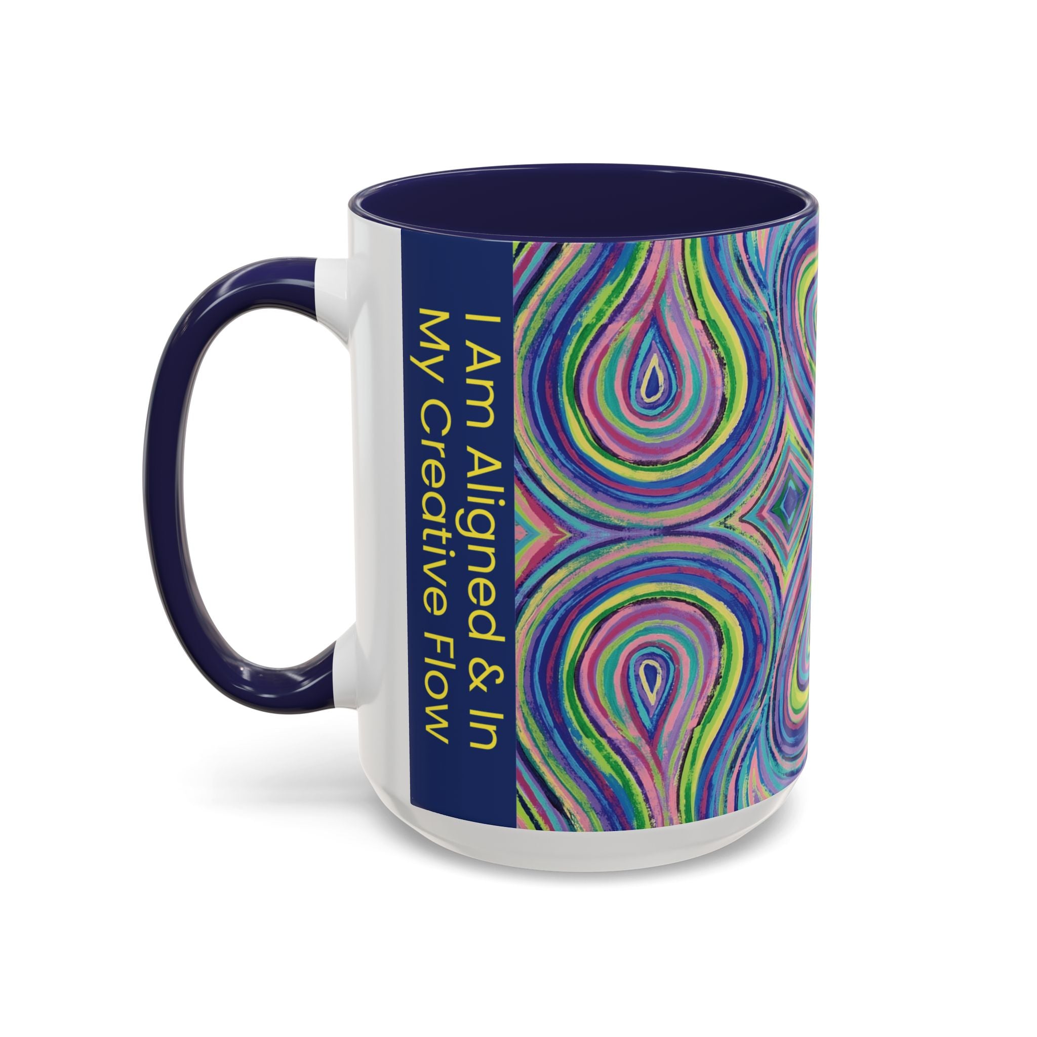  333 angel number mug affirmation: I am aligned and in my creative flow