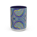  Front of 333 angel number affirmation mug with Aaliyah frequency art