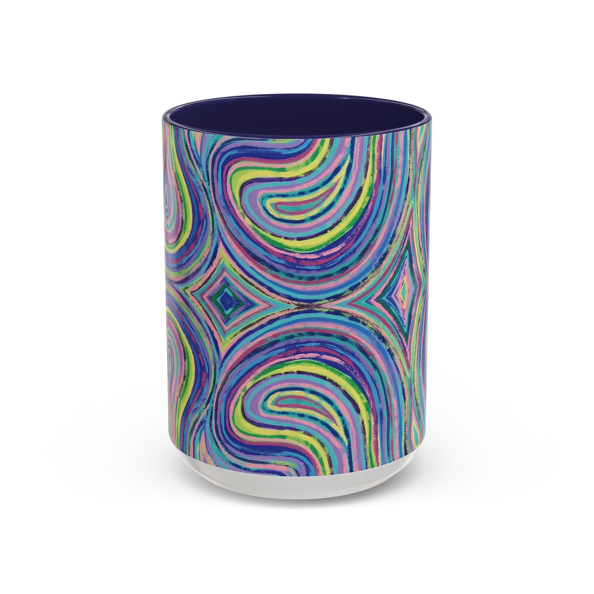  Front of 333 angel number affirmation mug with Aaliyah frequency art