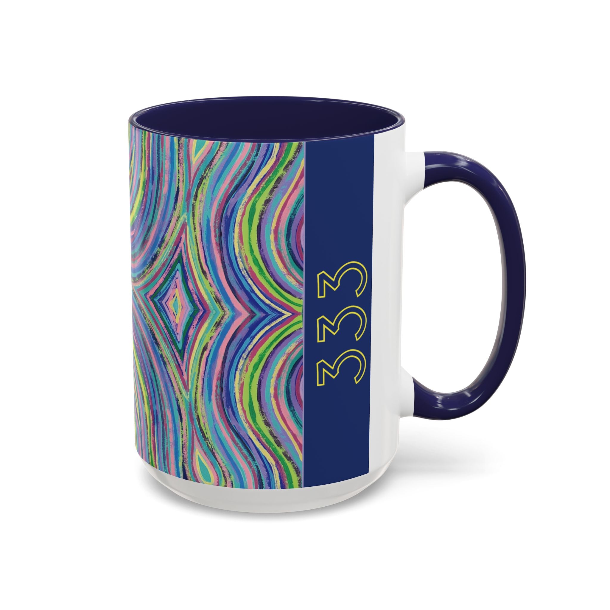  333 angel number side of affirmation mug featuring Aaliyah art
