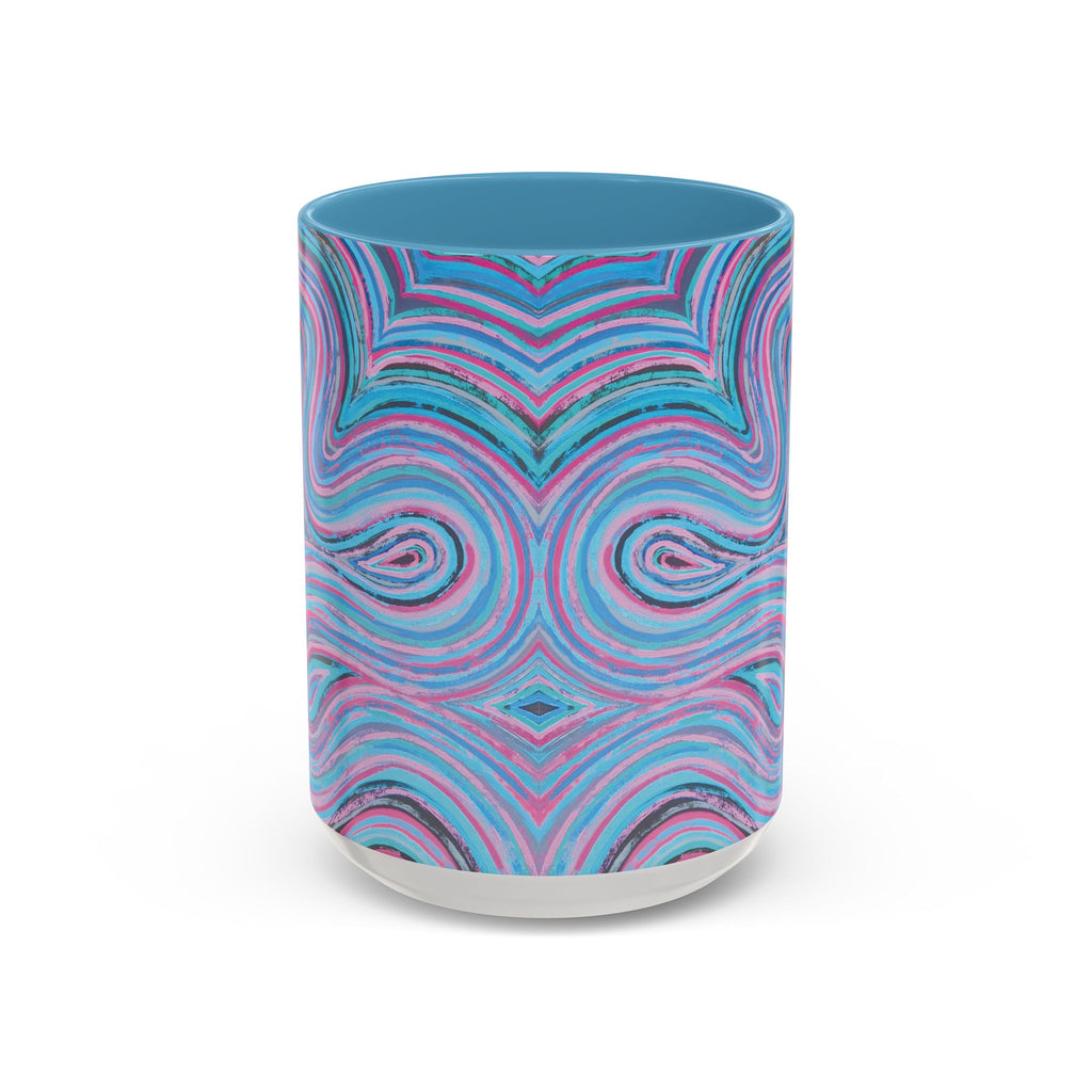  Front of 444 angel number affirmation mug with Josie chakra art