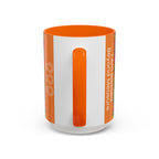  Back of 888 angel number affirmation mug showing handle