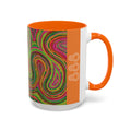  888 angel number side of affirmation mug featuring Clover art