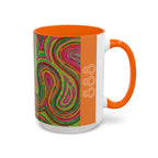  888 angel number side of affirmation mug featuring Clover art