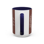  Back of 999 angel number affirmation mug showing handle