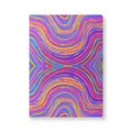  Front cover of The Bali Journal, a self care journal featuring original chakra art in orange, pink, blue and purple
