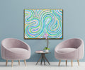  Eden wall art displayed in a living space