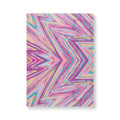  Front cover of The Jem Journal, a self care journal featuring original chakra art in pink, blue and yellow