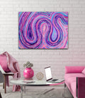  Marley wall art displayed in a living space
