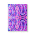  Front cover of The Marley Journal, a self care journal featuring original chakra art in purple, pink, turquoise and blue