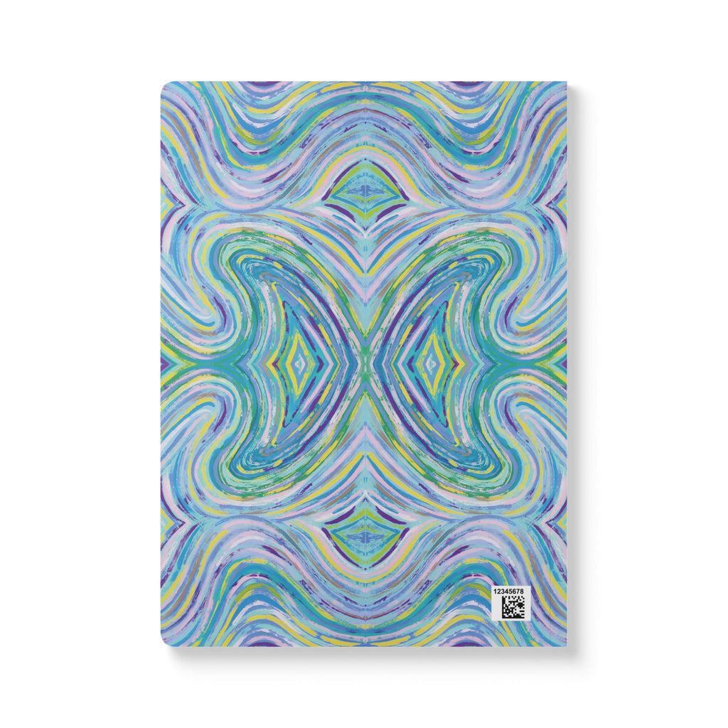  Back cover of The Meadow Journal wrapped in Meadow original art