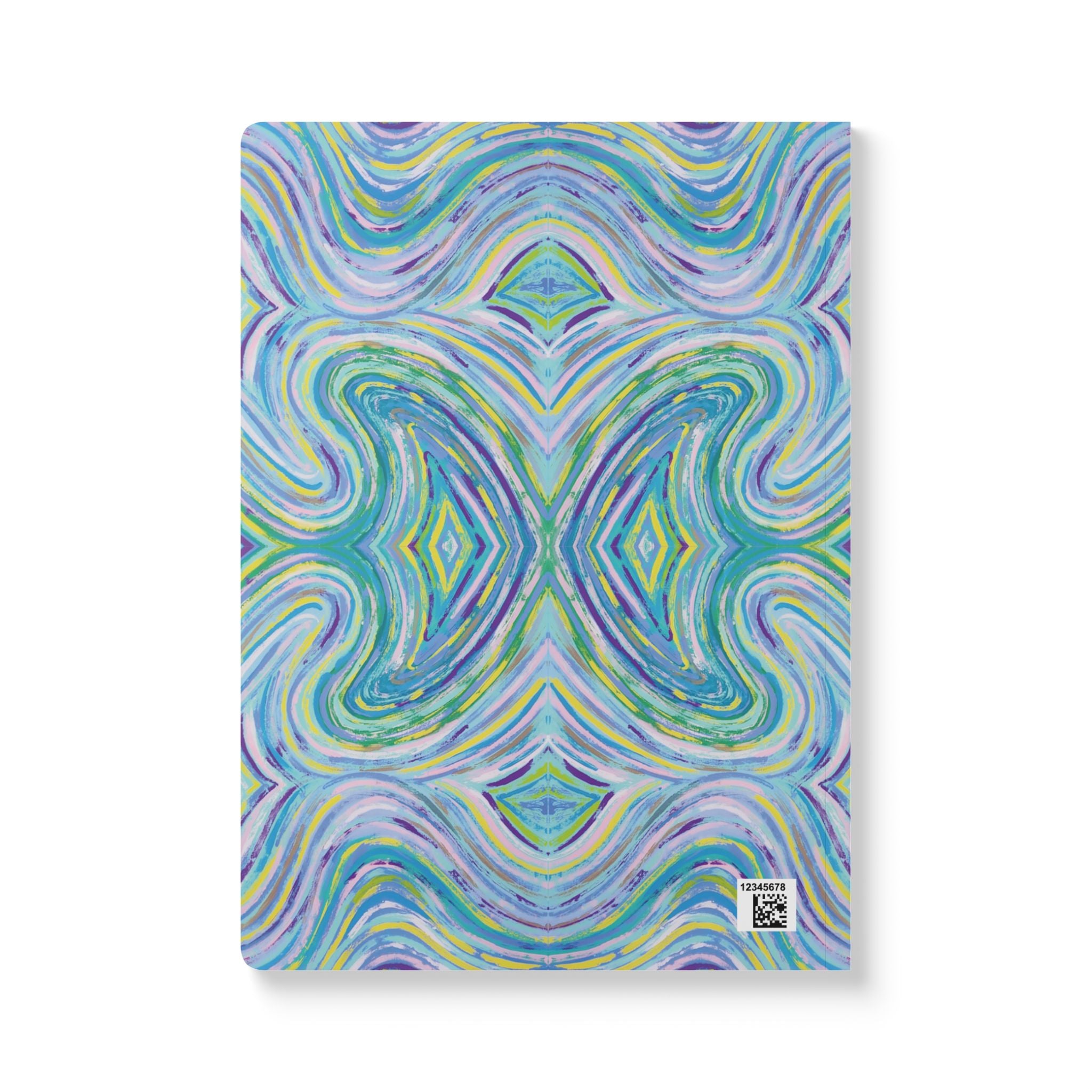  Back cover of The Meadow Journal wrapped in Meadow original art