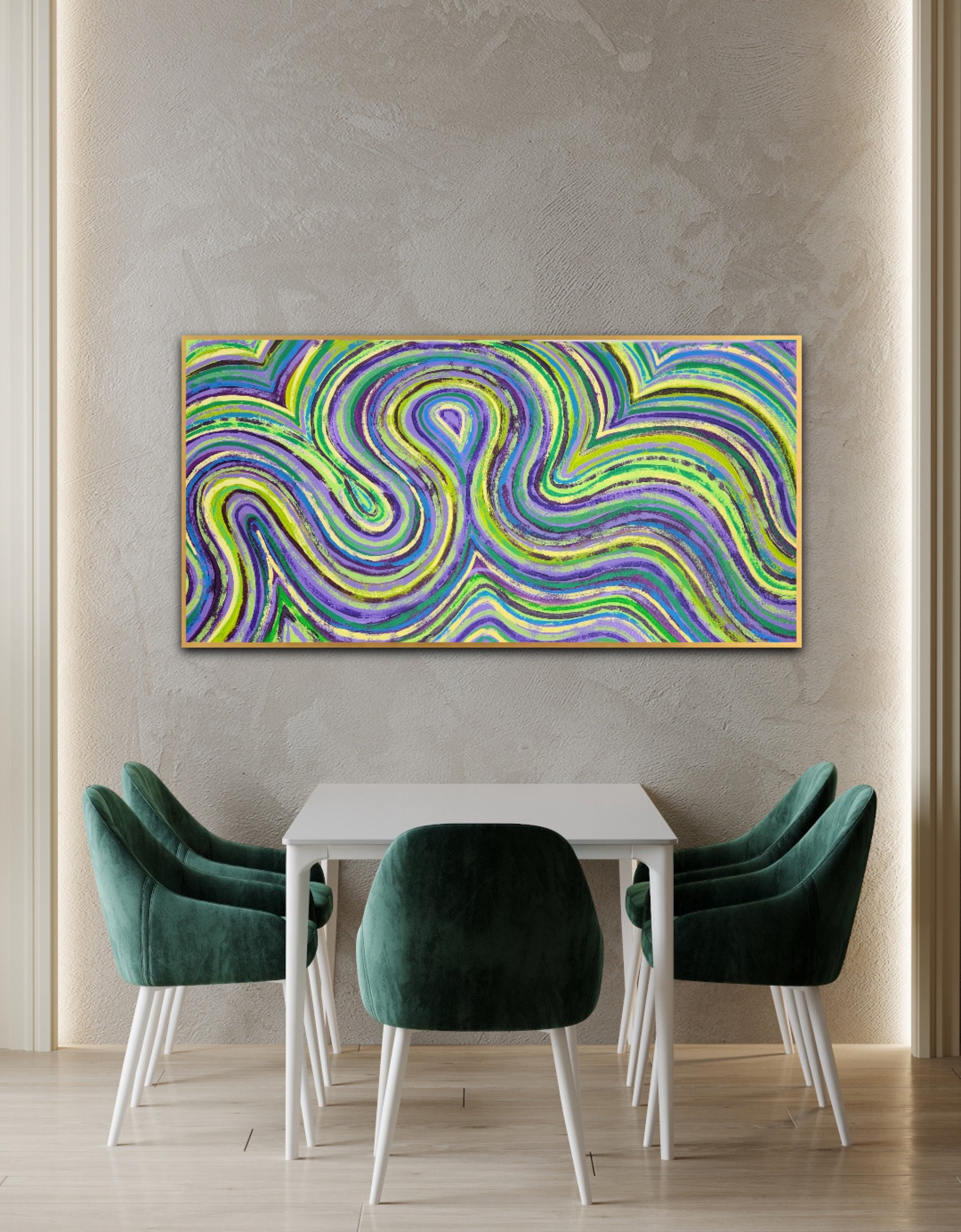  Octavia wall art displayed in a living space