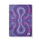  Back cover of The Violet Journal wrapped in Violet original art